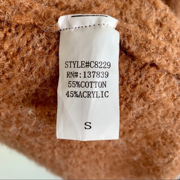 Caramel knit cardigan - Picture 5 of 5